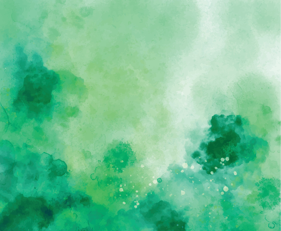 Watercolor Texture in Green Color