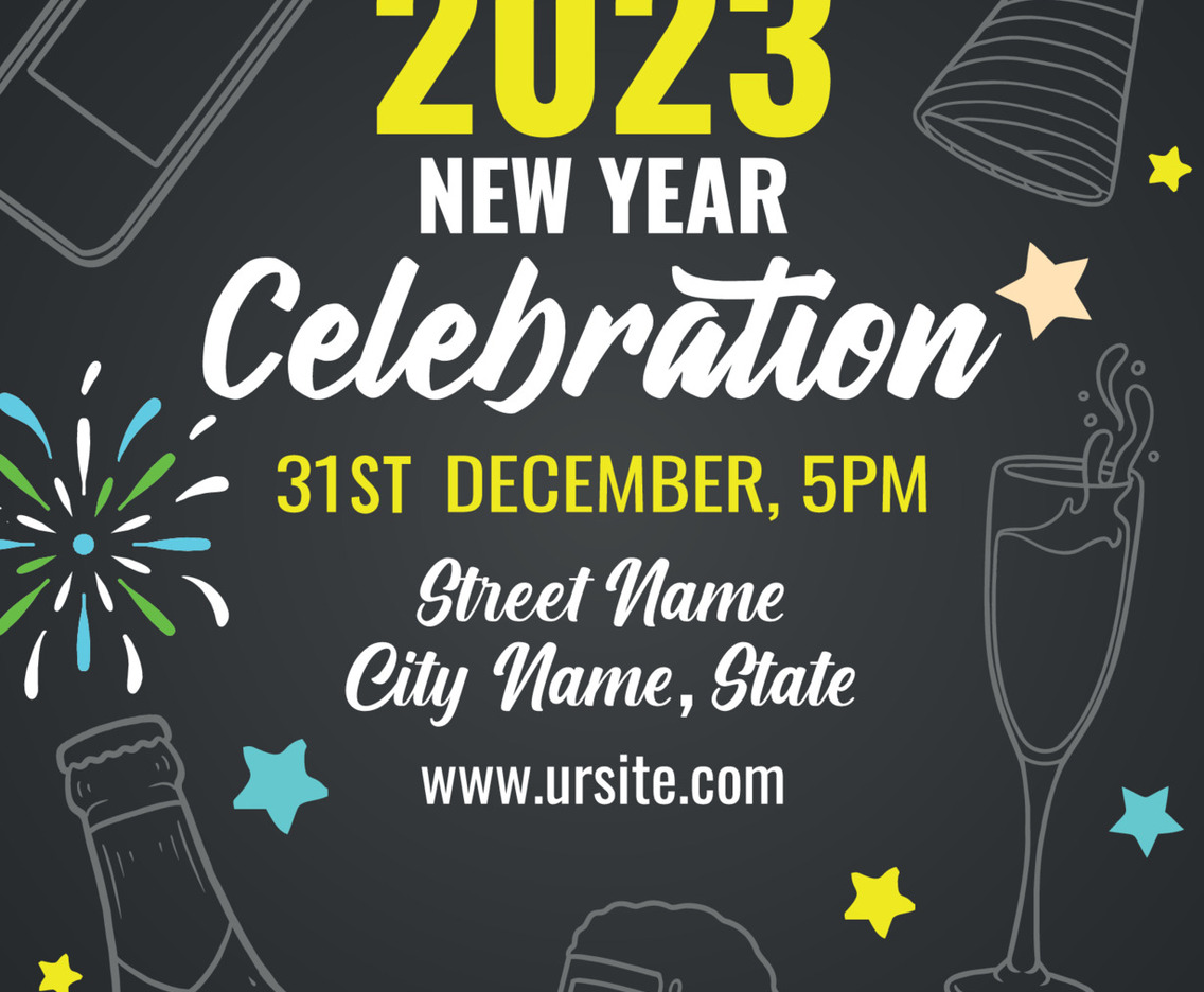 New Year 2023 Festivity Poster