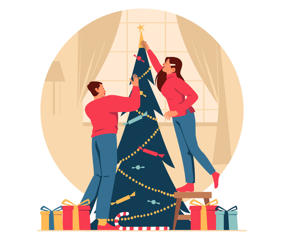 Decorating Christmas Tree