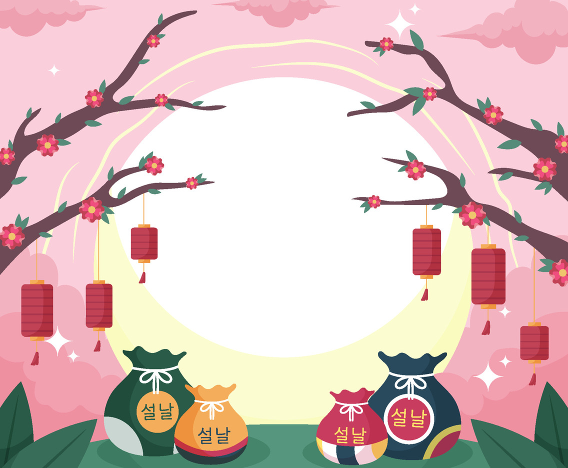 Happy Seollal Background