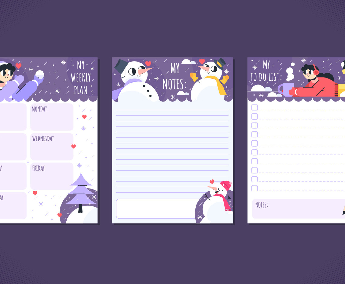 Journal Winter And Activity Template