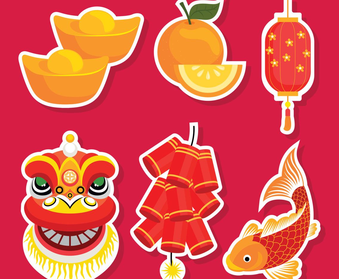 Chinese New year Sticker Collection