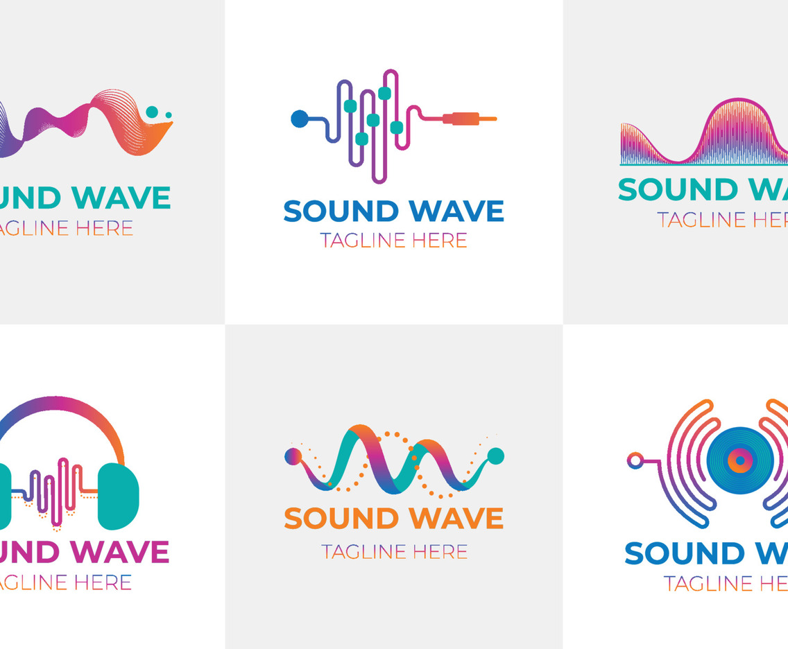 Sound Wave Logo Collection