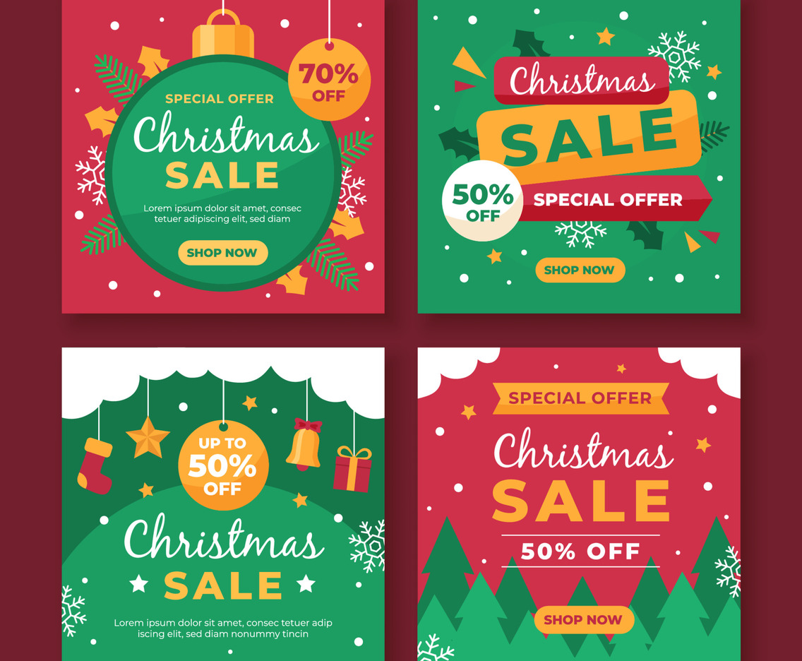 Christmas Sale Social Media Template