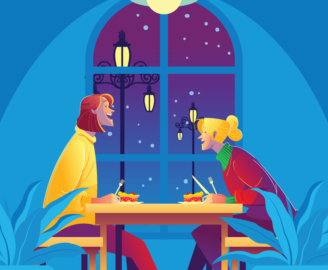 Winter Night With Pie from Bestie