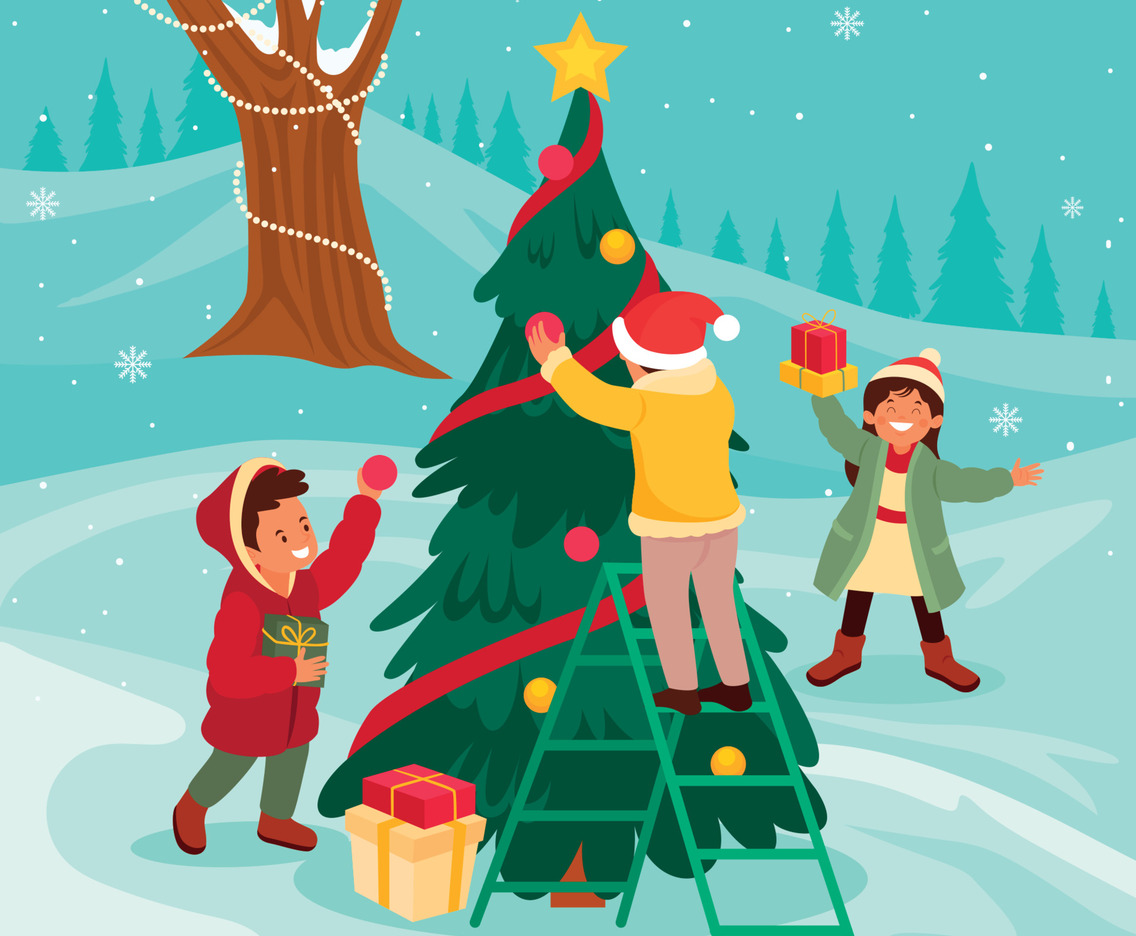 Preparing for a Christmas Party