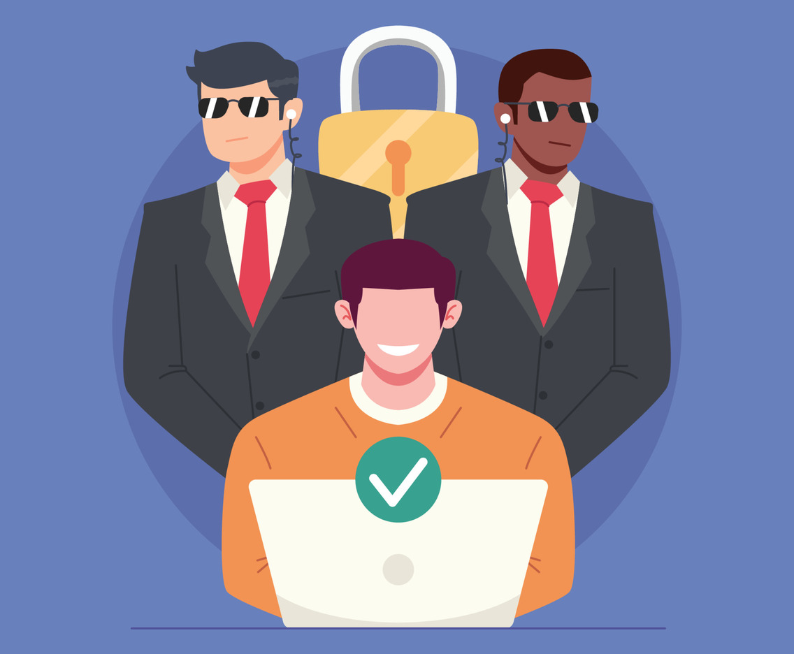 Men Use The Internet Safely