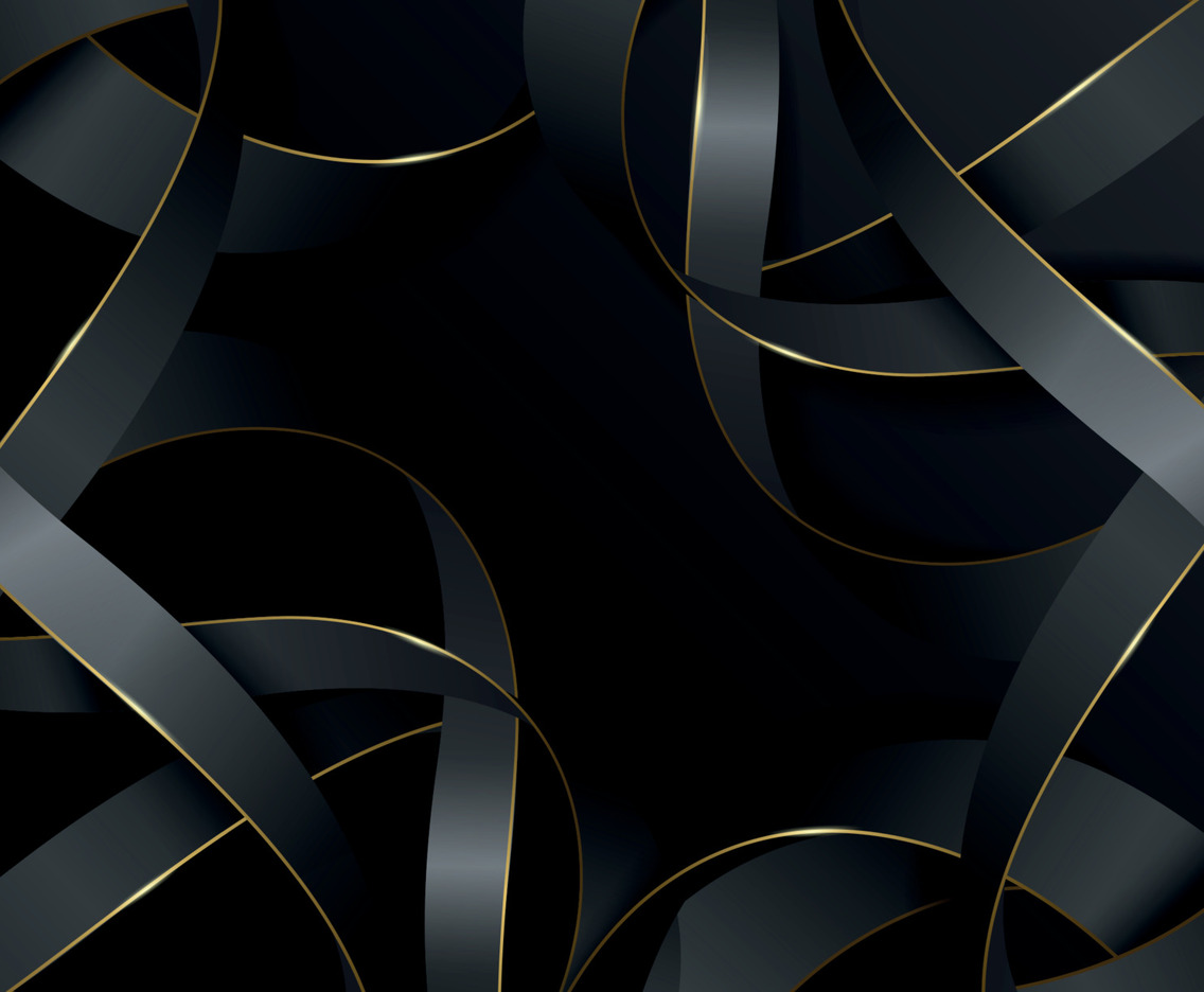 Elegant And Futuristic Abstract Line Gold
