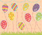 Easter Vector Background