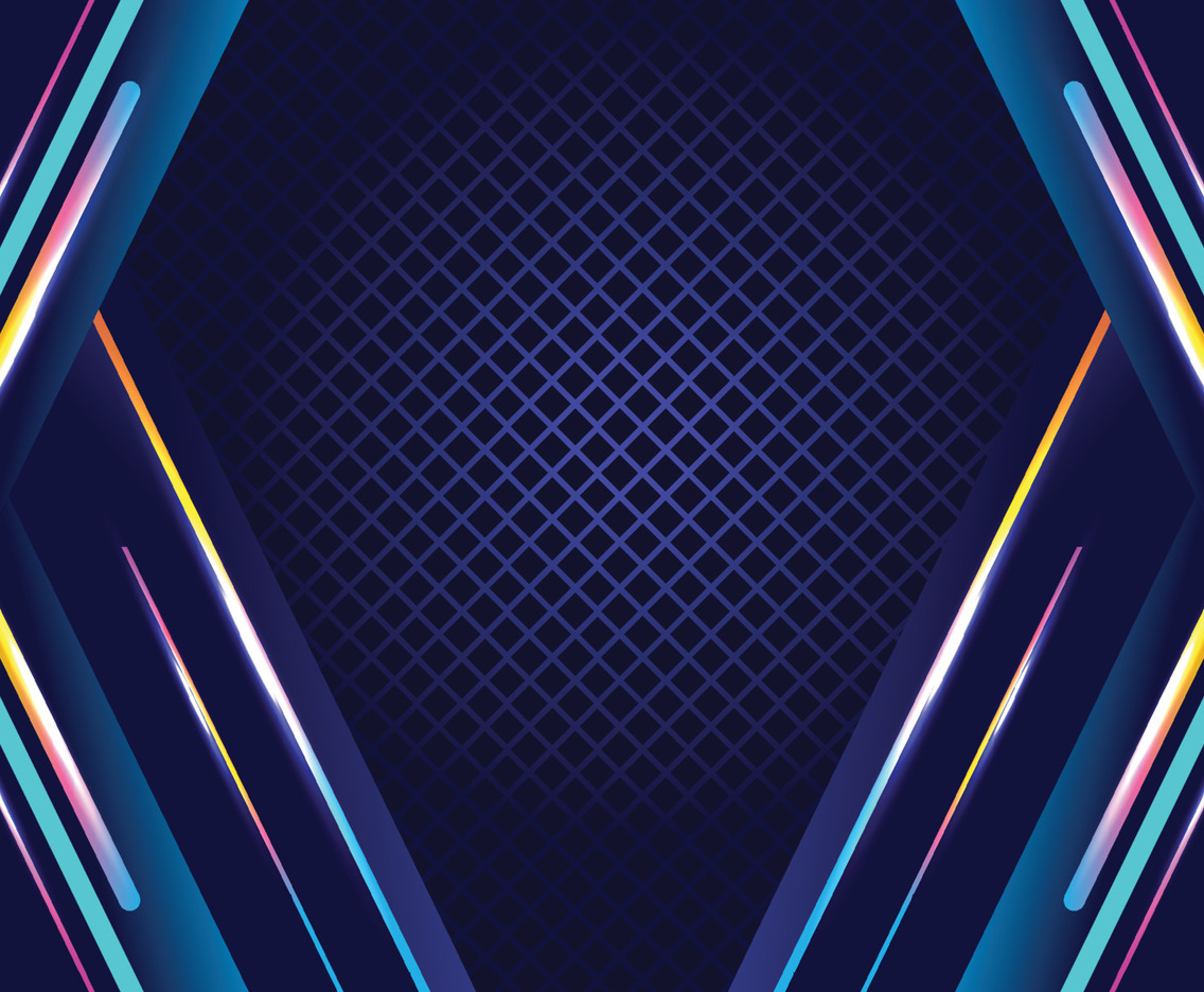 Neon Light Background Template