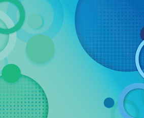 Blue and Green Abstract Background