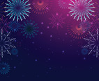 Firework Background Template