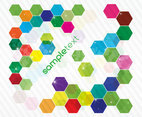 Colorful Hexagon Background