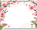 Peach Blossom Background