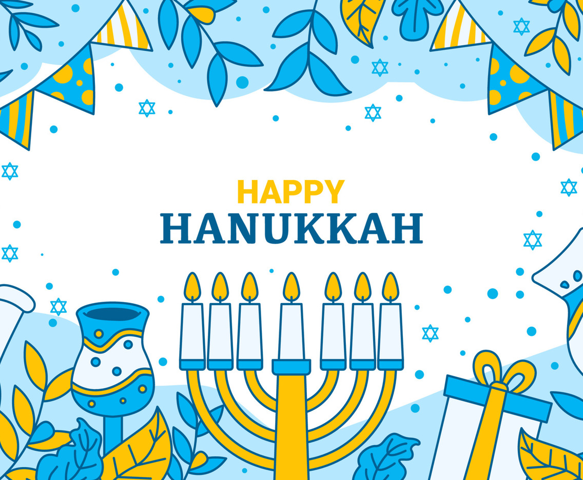 Jewish Holiday Hanukkah Background