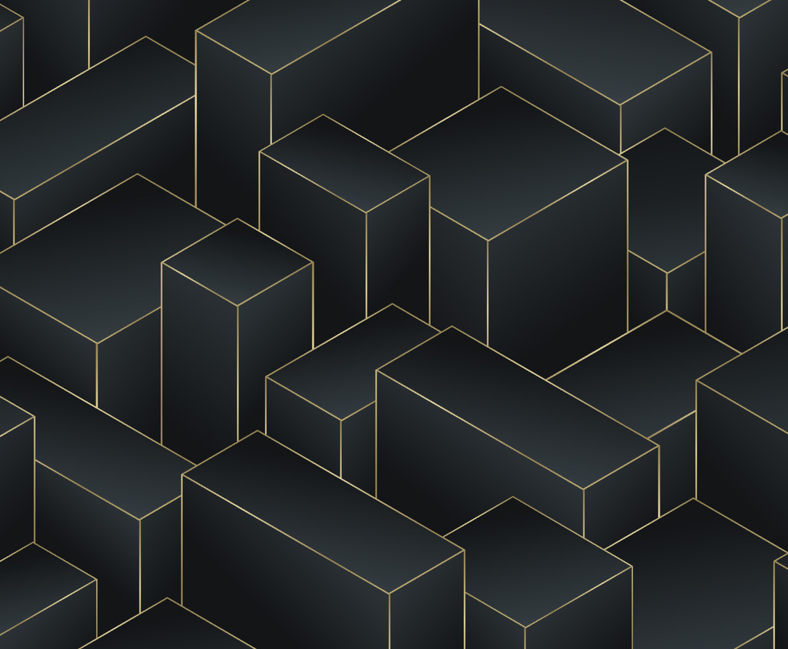 3D Black Abstract Background