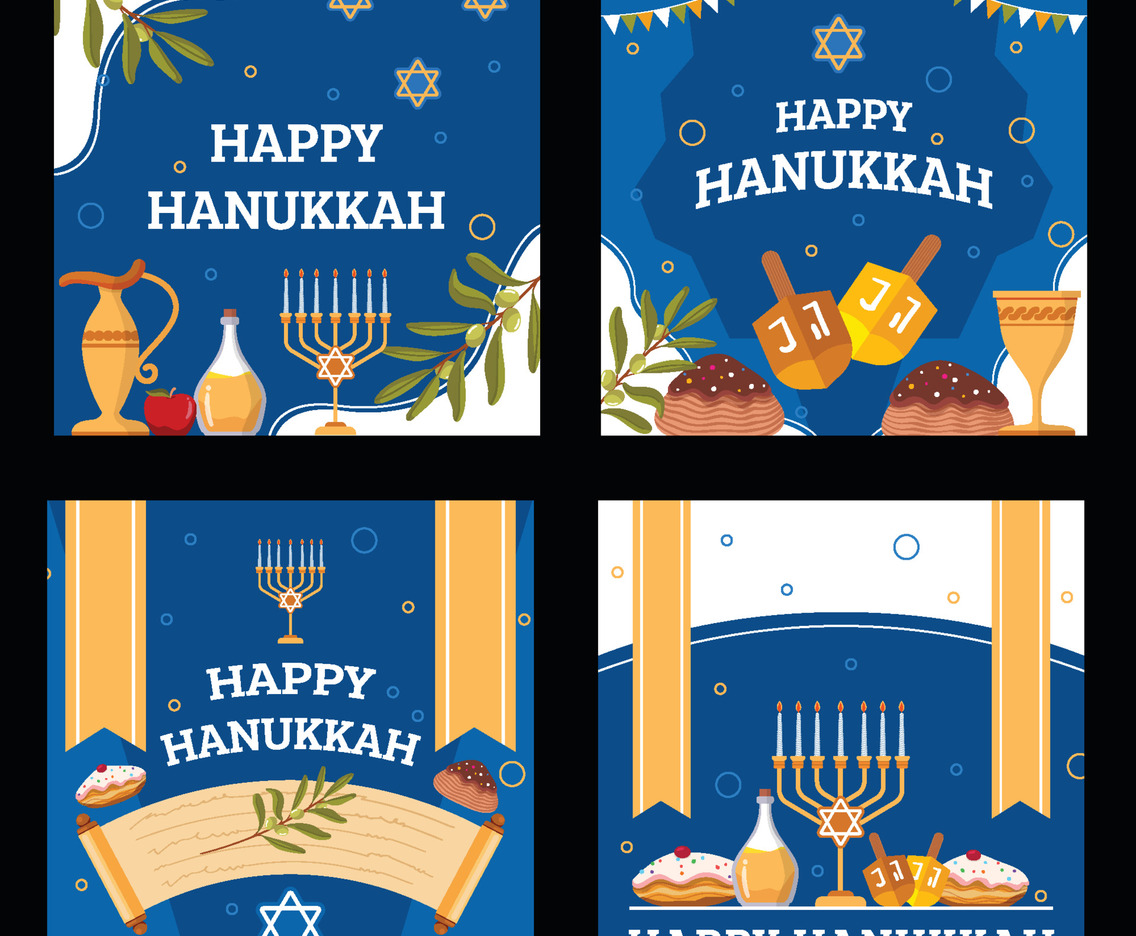 Hanukkah Social Media Templates