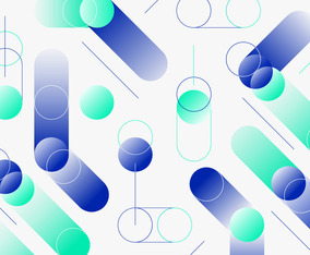 Abstract Blue and Green Background