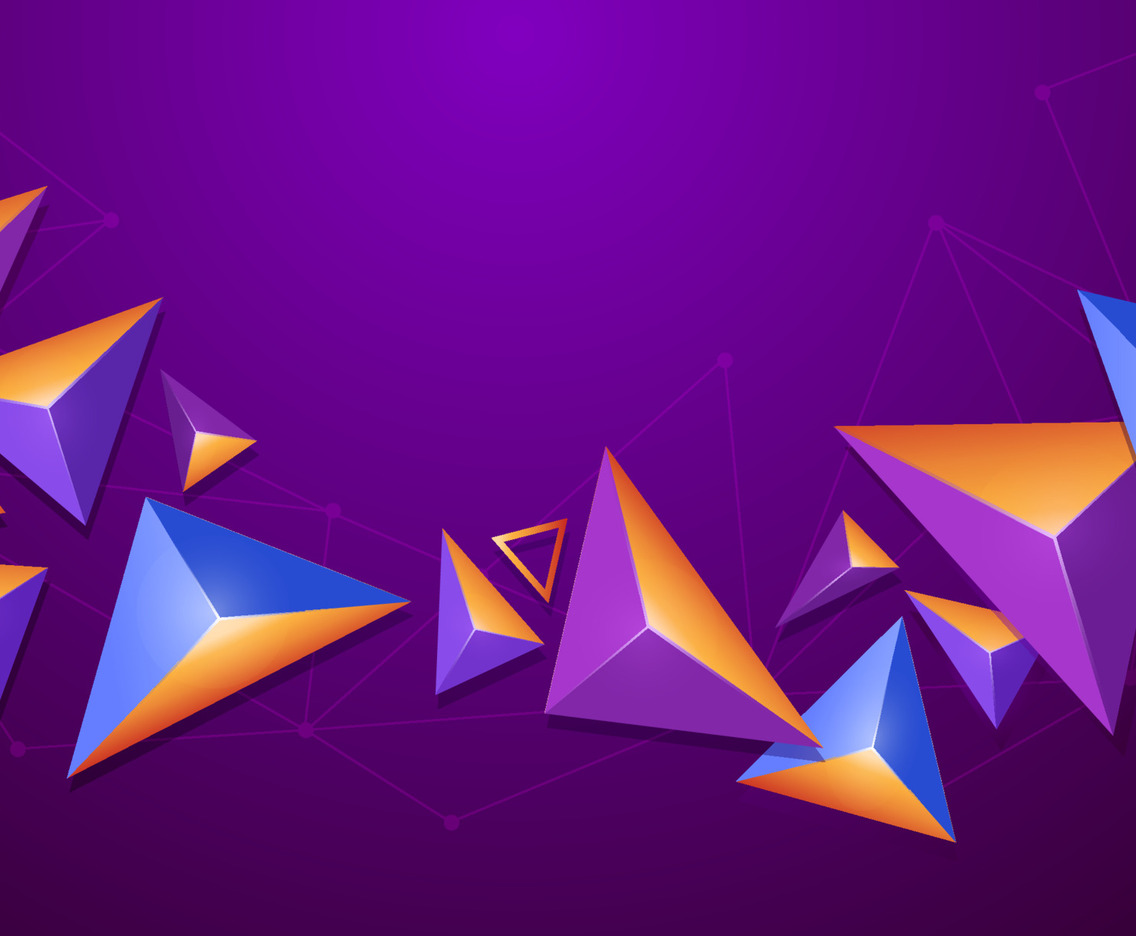 Triangular Background Concept