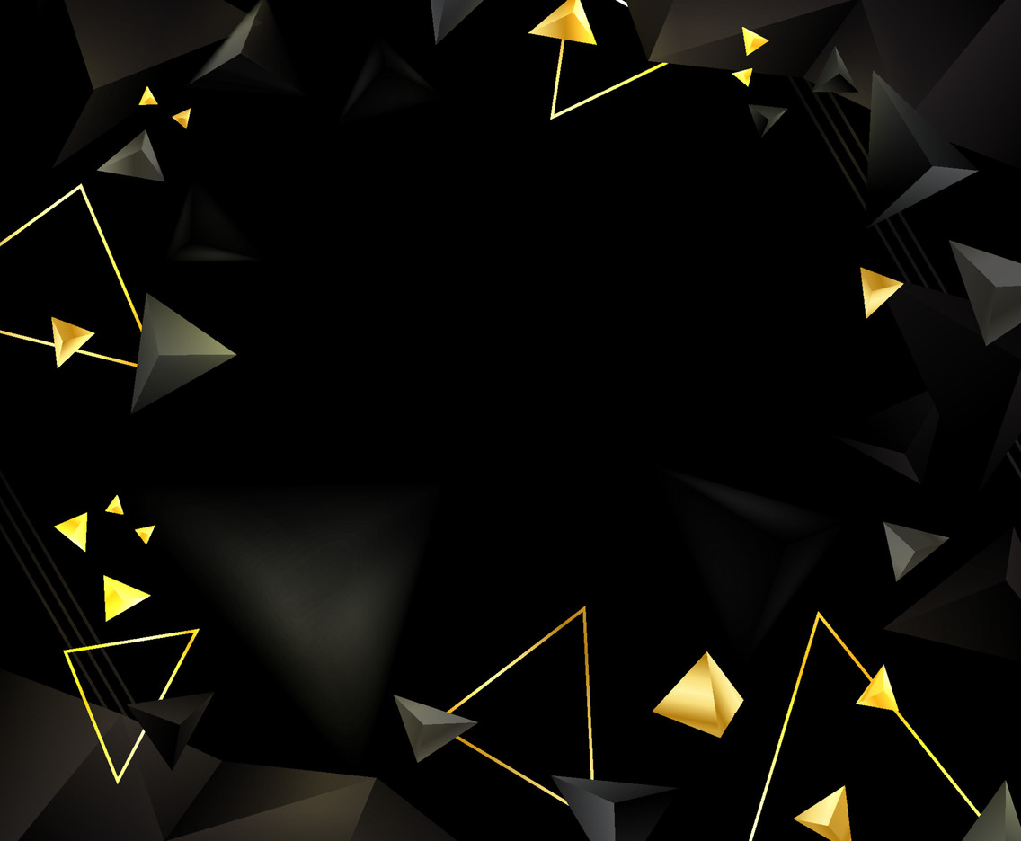 Stylish Colorful Glowing Black Abstract Background