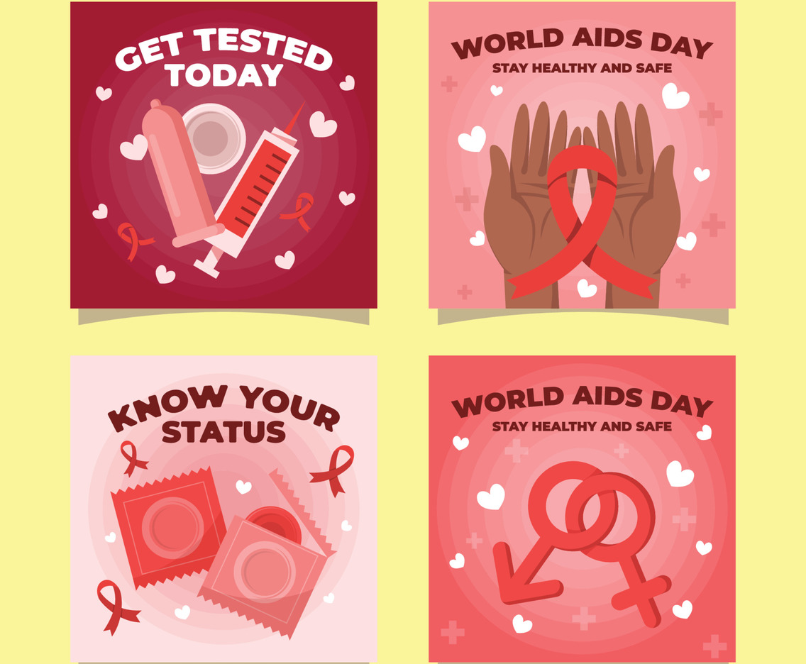 World Aids Day Social Media Post Design