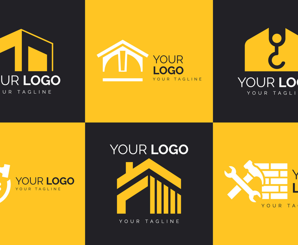 Construction Company Logo Set