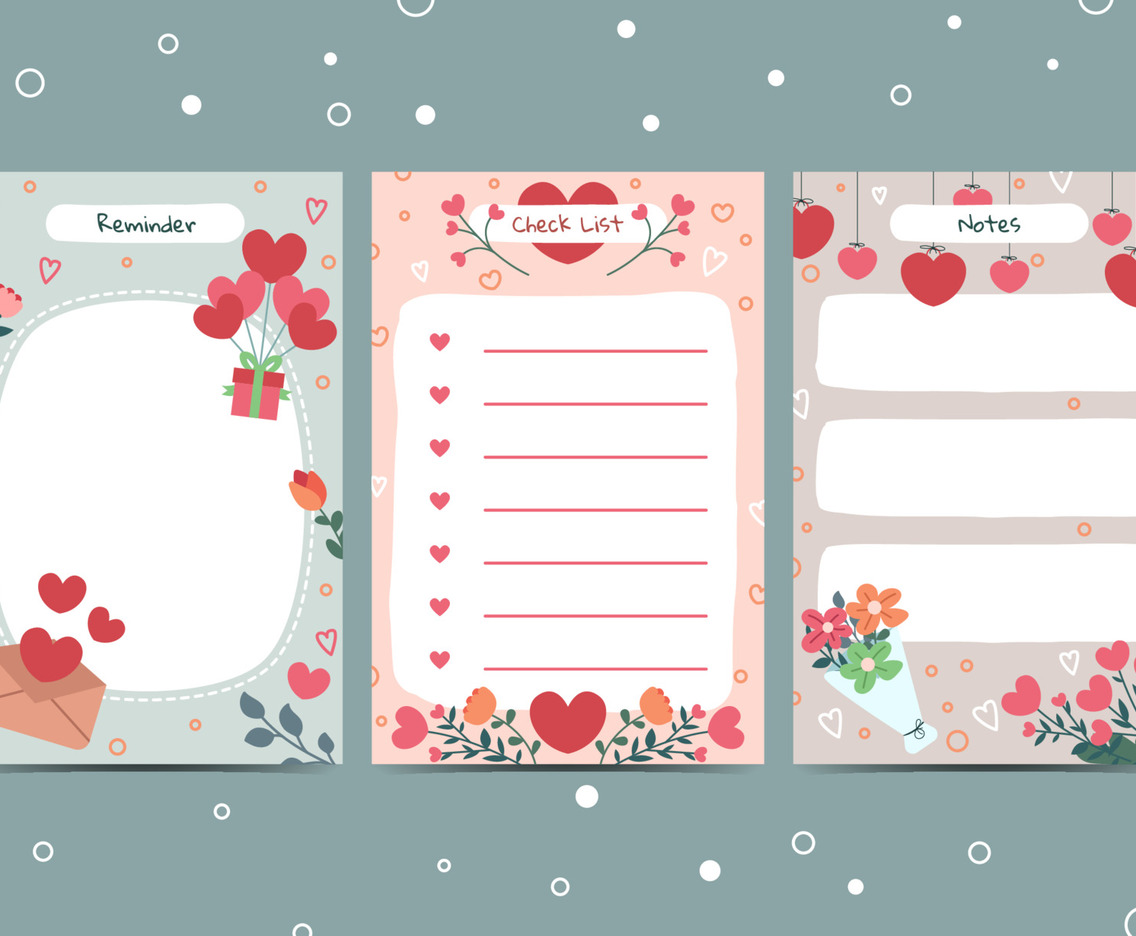 Valentine Journal Template