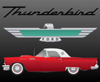 Ford Thunderbird Vector