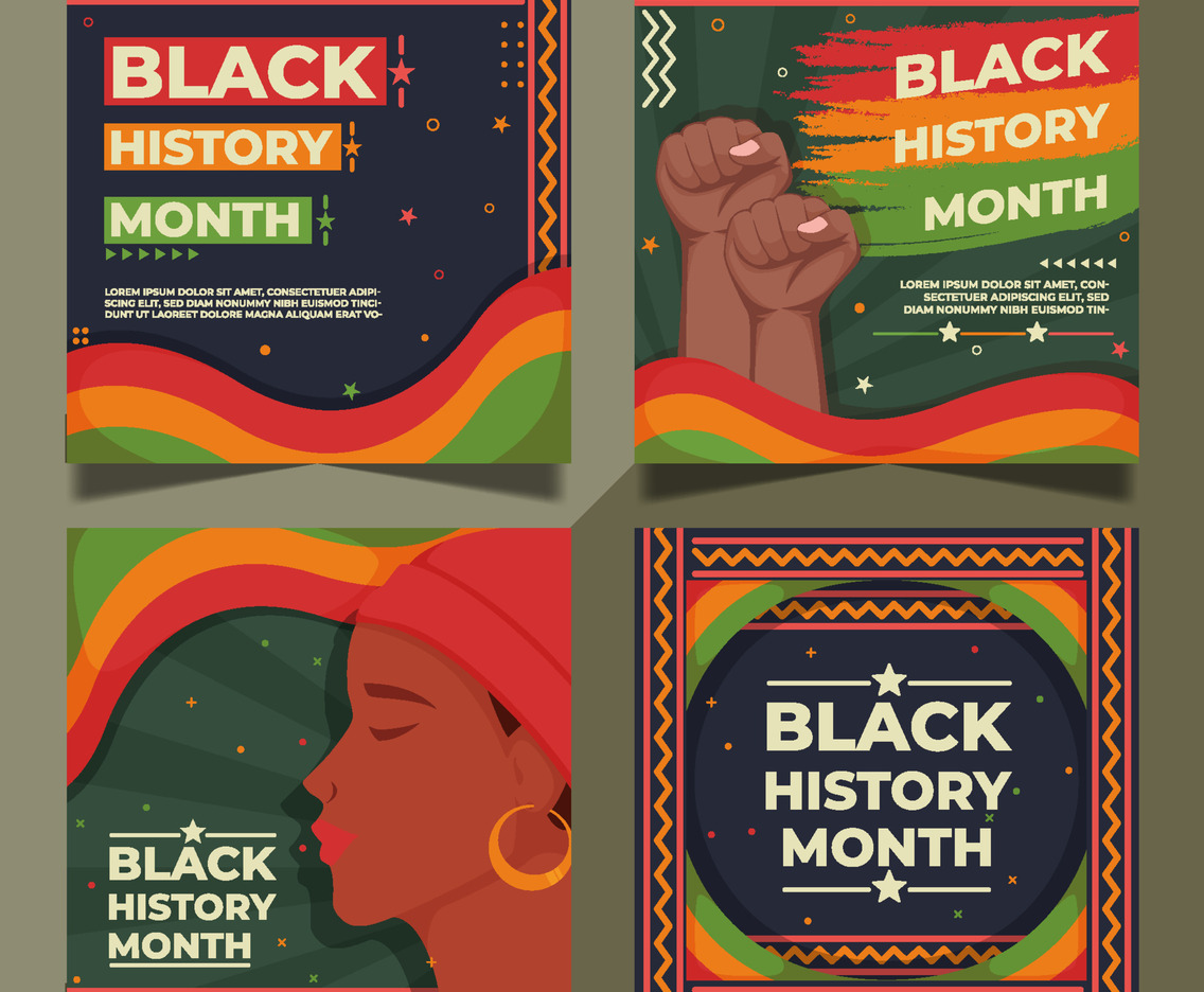 Black History Month Poster Social Media Post