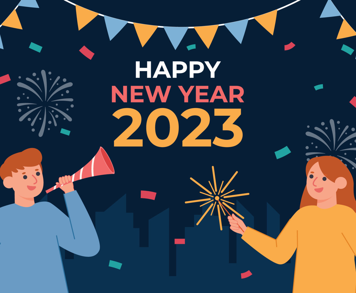 2023 New Year Background Template