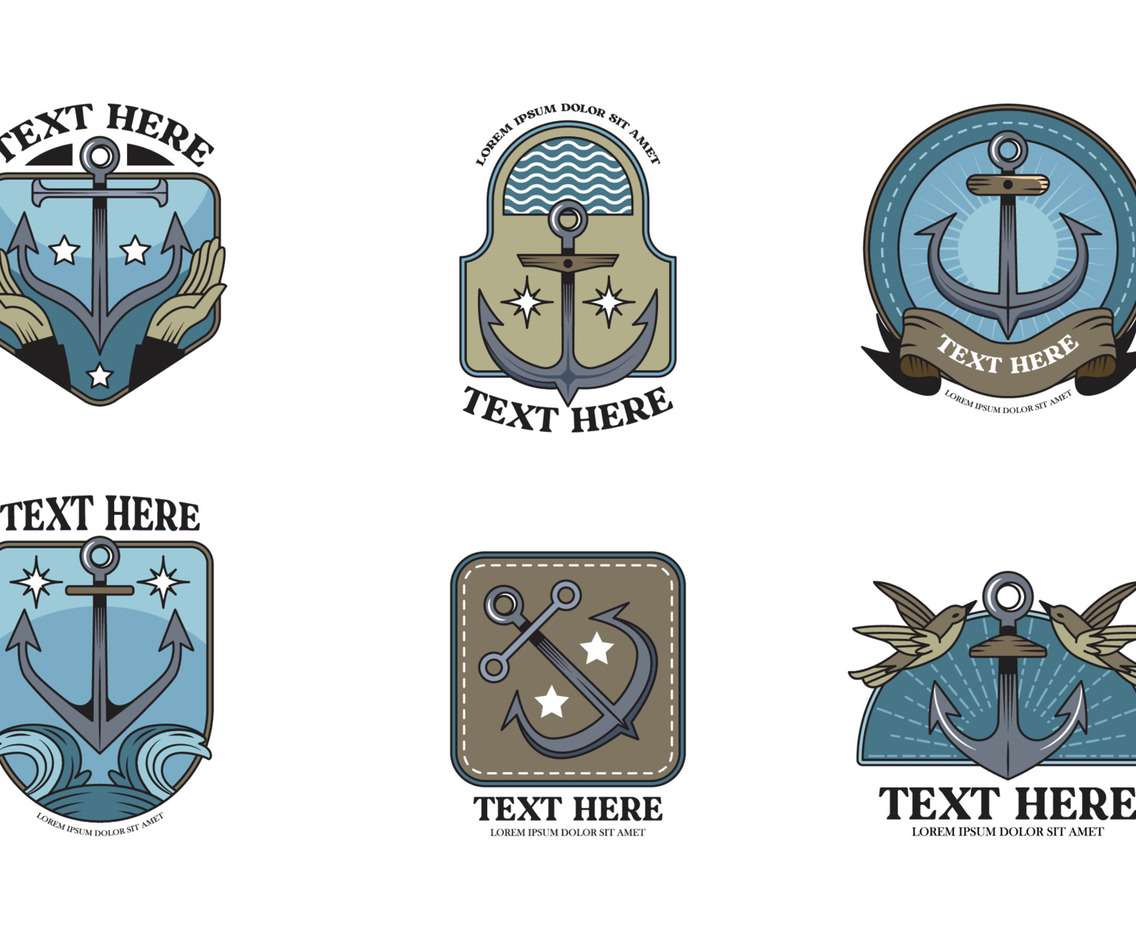 Vintage Anchor Logo Design