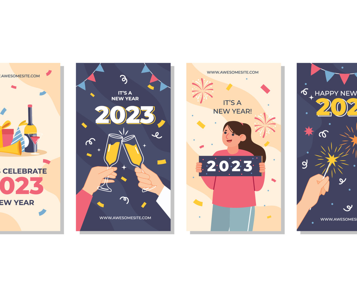 2023 New Year Social Media Template