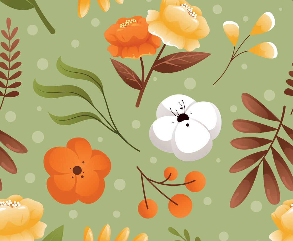 Floral Pattern Background