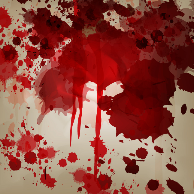 Blood Splatter Vector Background