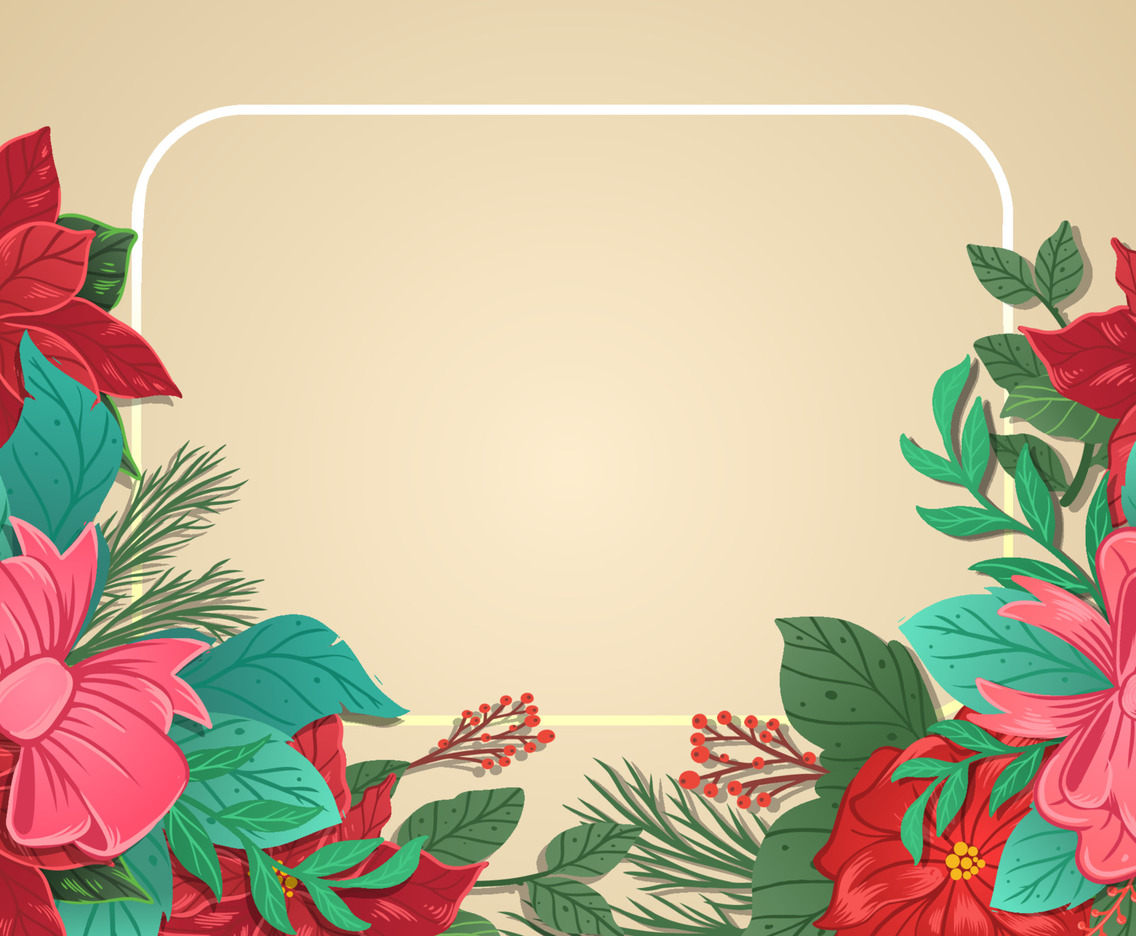 Poinsettia Floral Concept