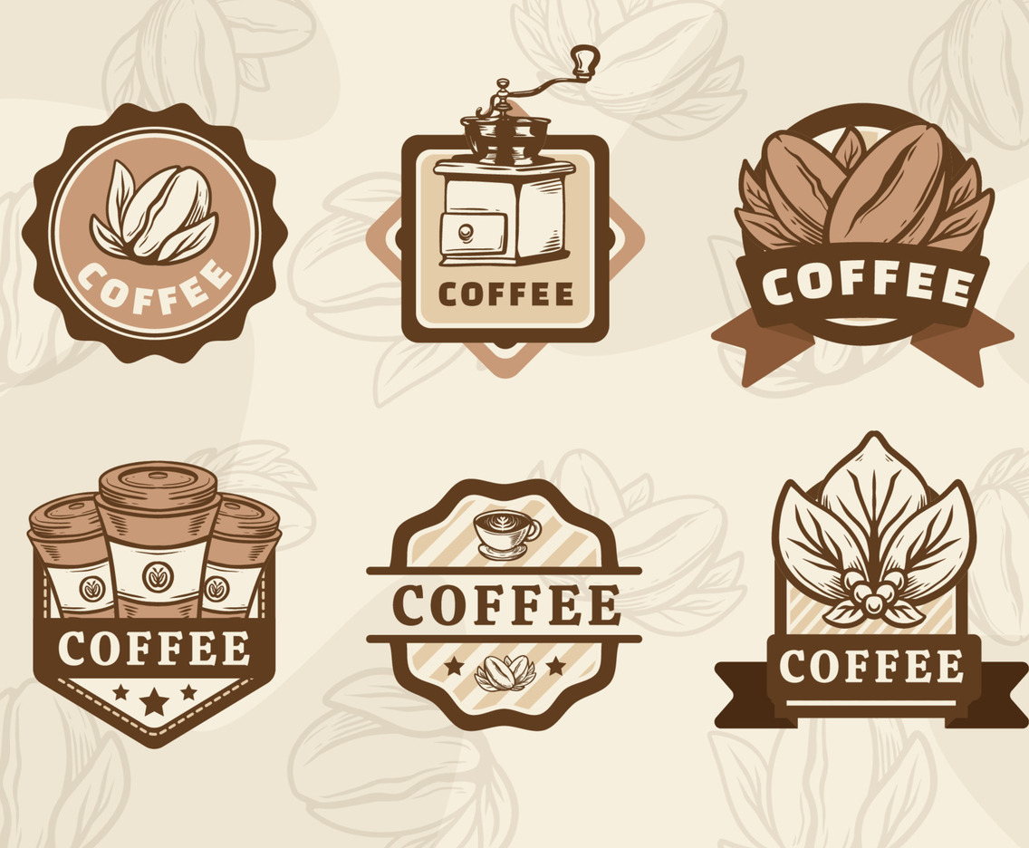 Vintage Brown Coffee Logo