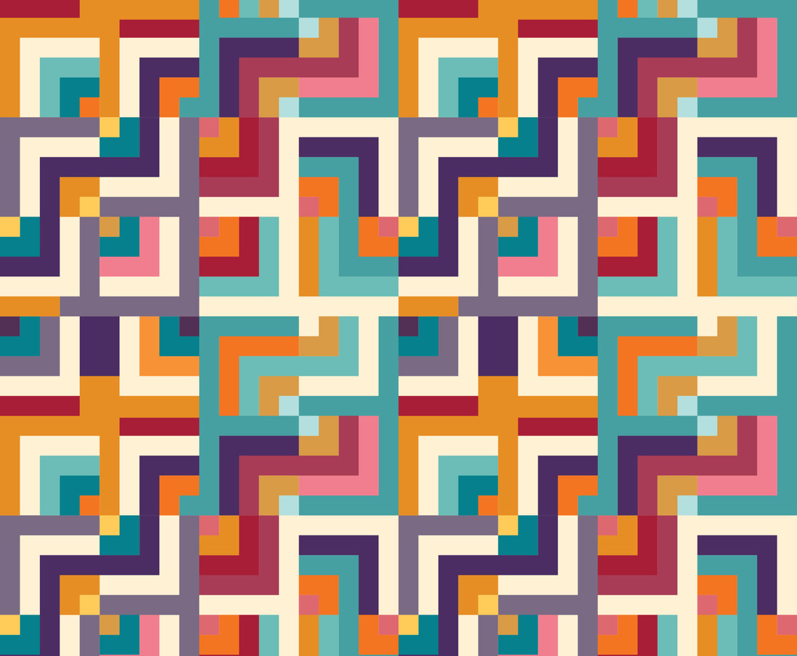 Abstract Geometric Seamless Pattern