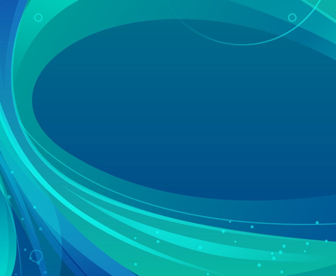 Abstract Wavy Blue Green Background