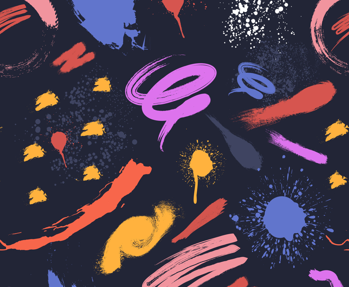 Hand Drawn Pattern Brush Stroke