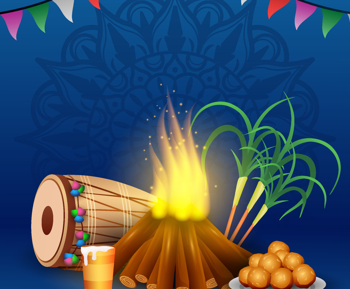 Lohri Festival Background