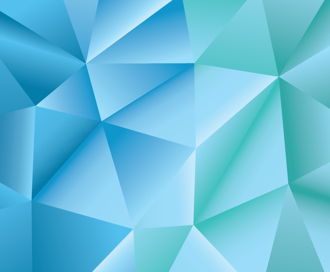 Triangular Blue Green 3D