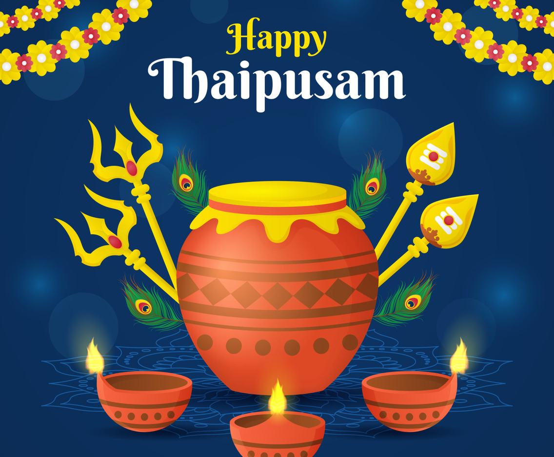 Happy Thaipusam Festival Concept
