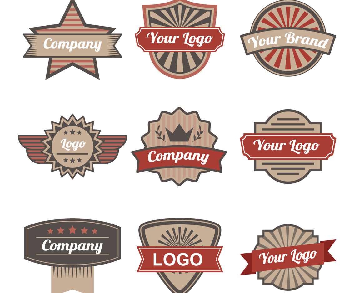 Vintage Retro Badge Logo Collection