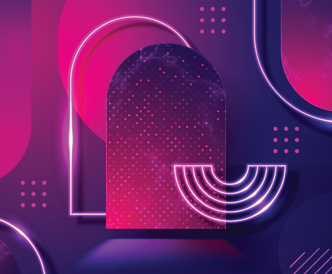 Purple Neon Background