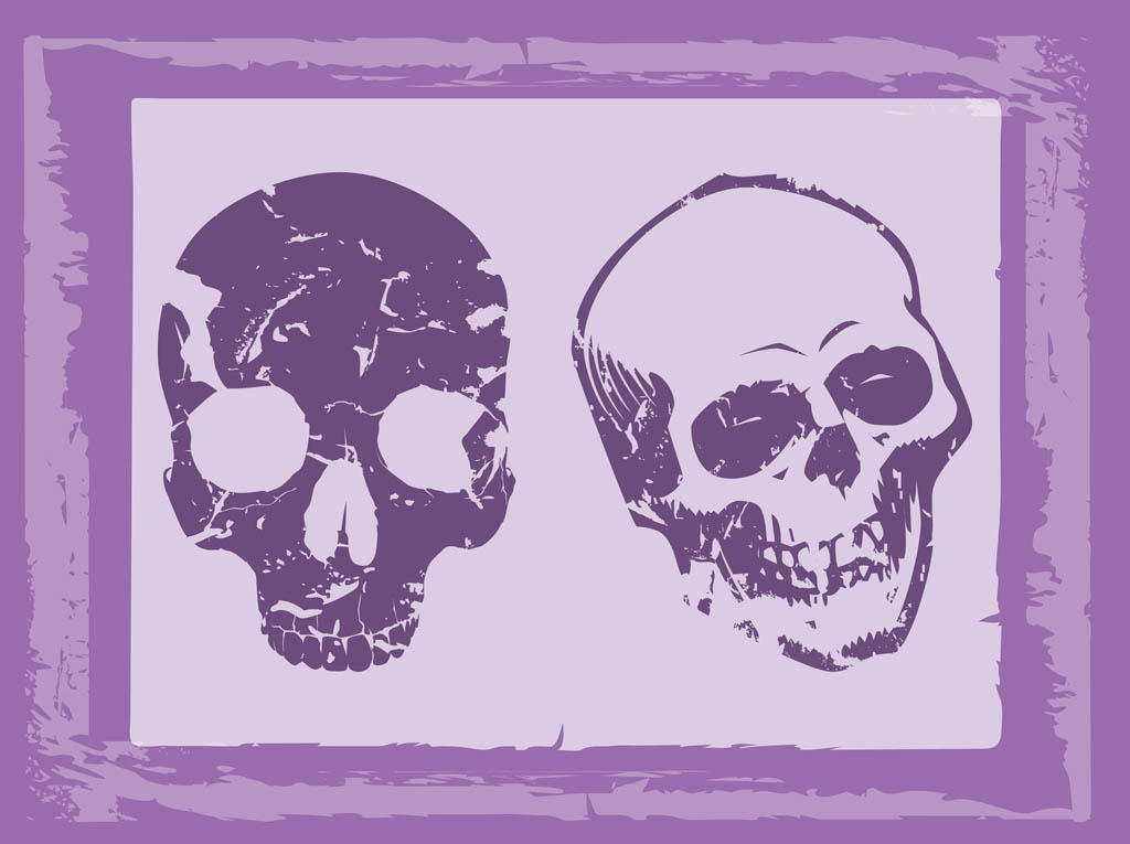 Old Grunge Skulls