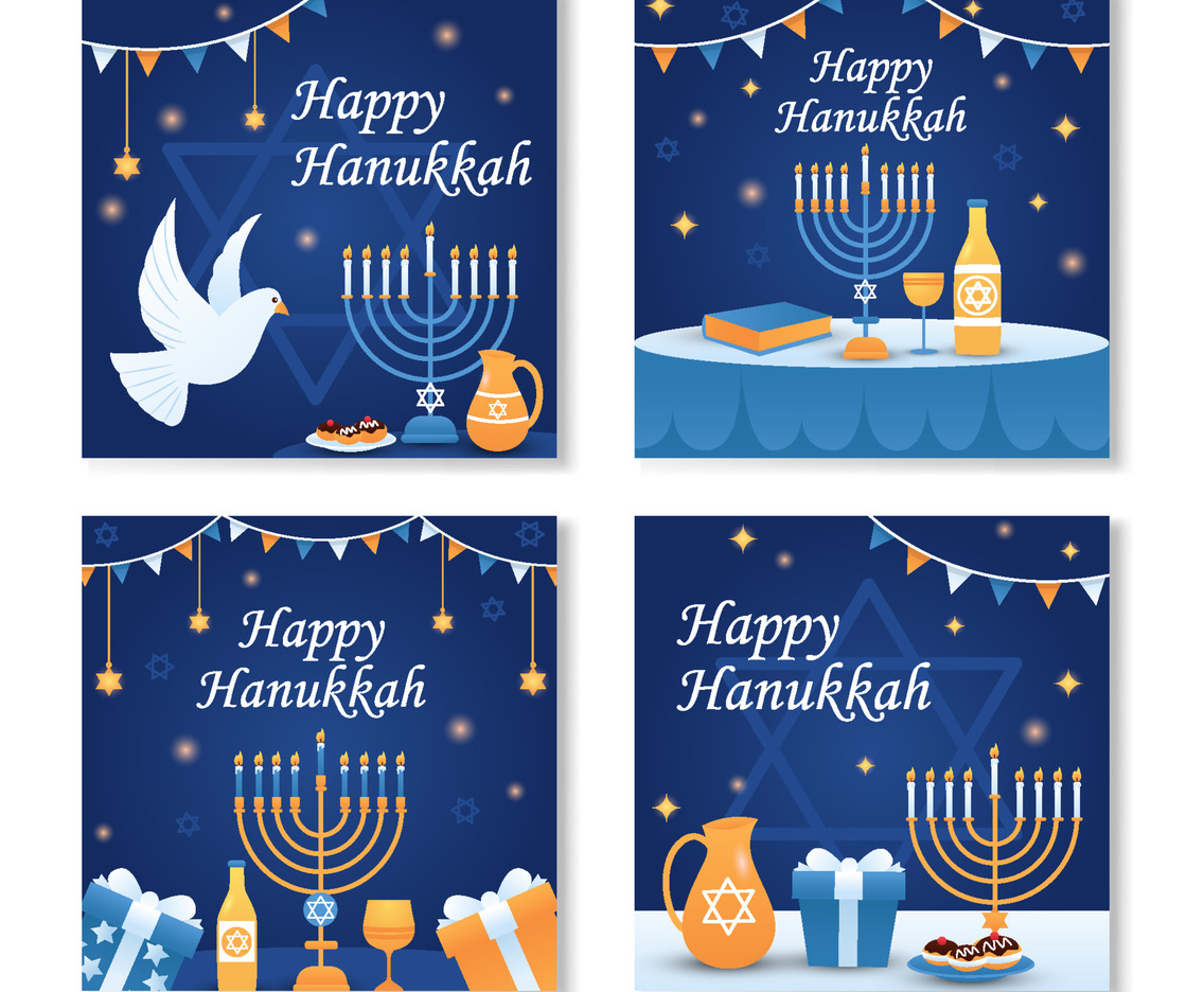 Hanukkah Social Media Templates