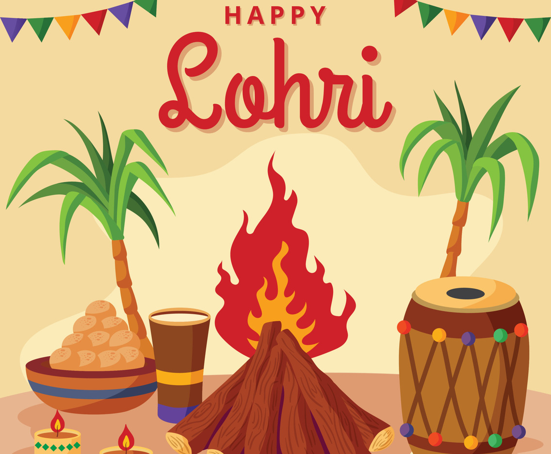 Lohri Celebration Concept