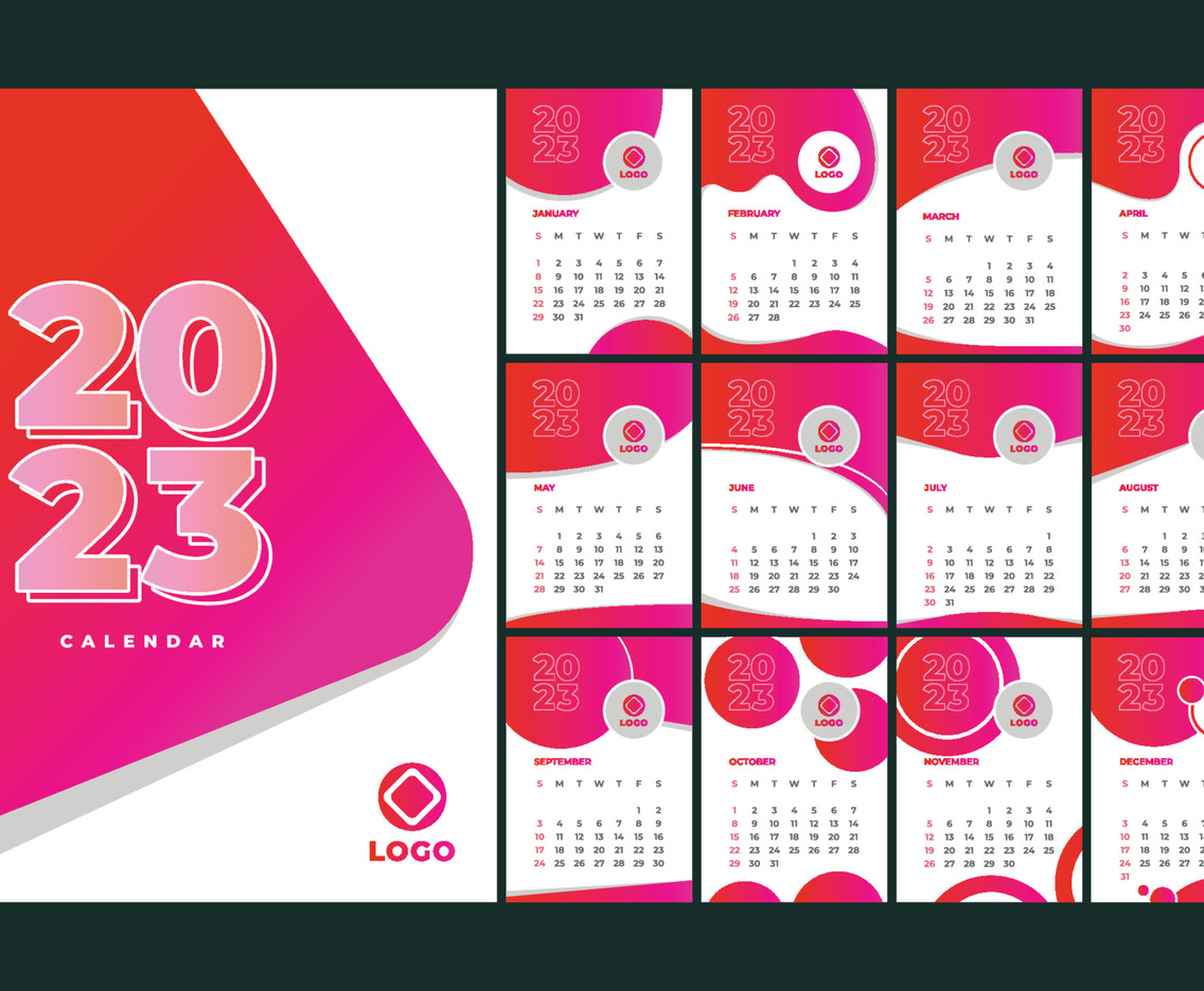 Corporate Calendar 2023 Template