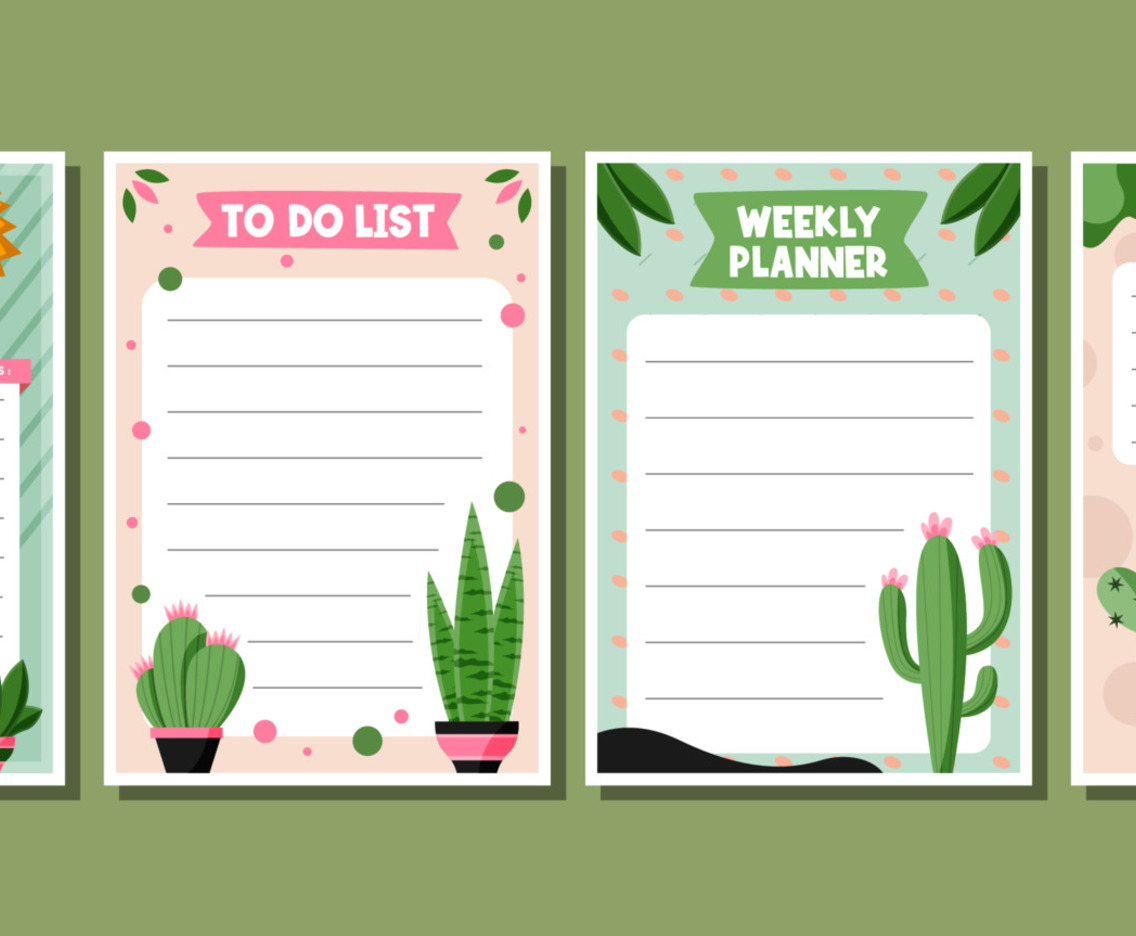 Cactus Journal Template