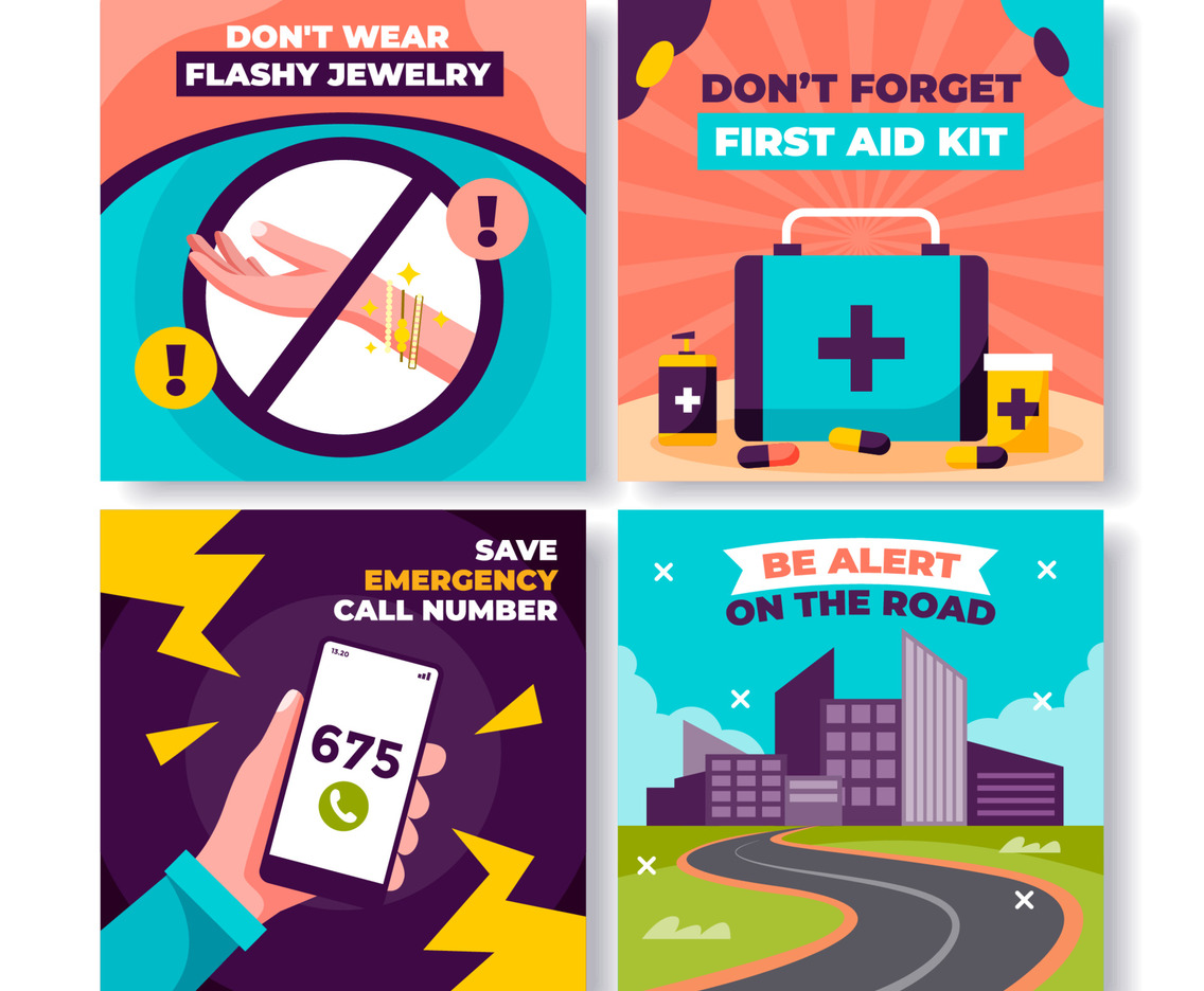 Traveling Safety Social Media